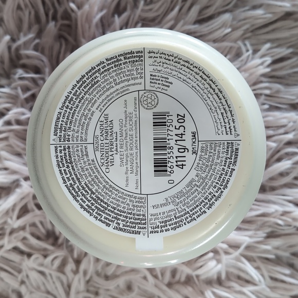 BBW 🥭 Sweet Red Mango 3 Wick Candle - Picture 4 of 5